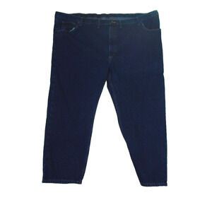 Wrangler jeans mens size 56x30 straight leg regular‎ fit blue denim